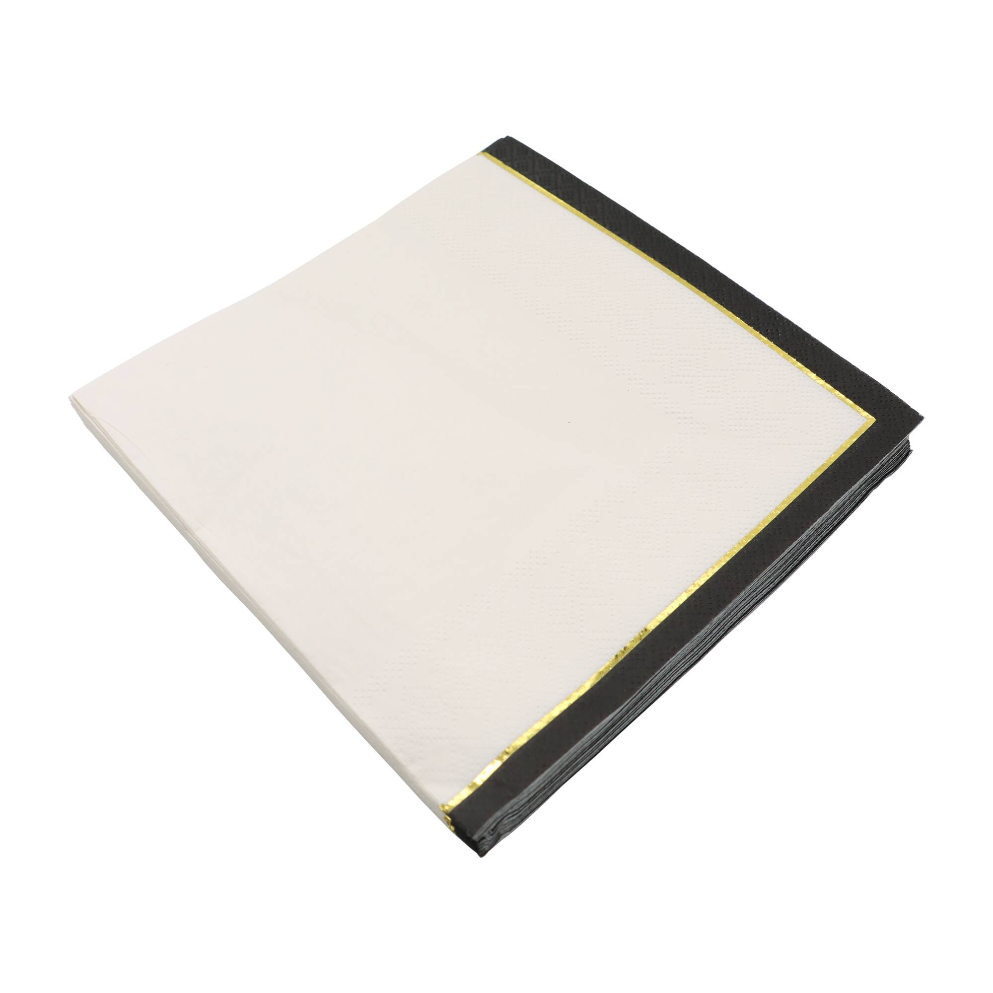 Cream & Black Lunch Napkins, 20ct. by Celebrate It™